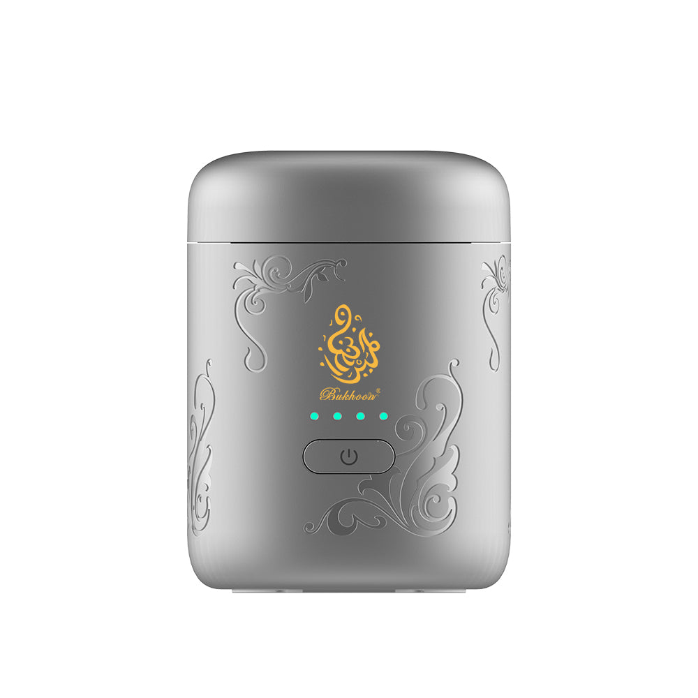 ouslan bakoor portable rechargeable gris et noir