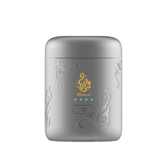 ouslan bakoor portable rechargeable gris et noir