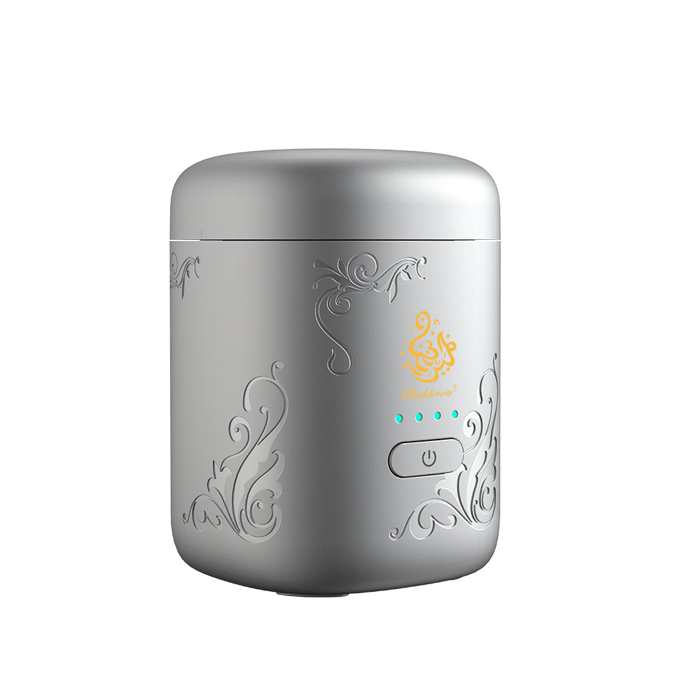 ouslan bakoor portable rechargeable gris et noir