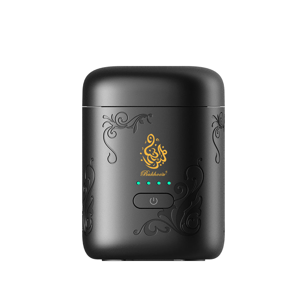 ouslan bakoor portable rechargeable gris et noir