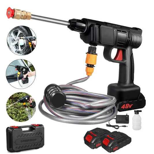 Pistolet de lavage haute pression avec 2 batterie et sa manette